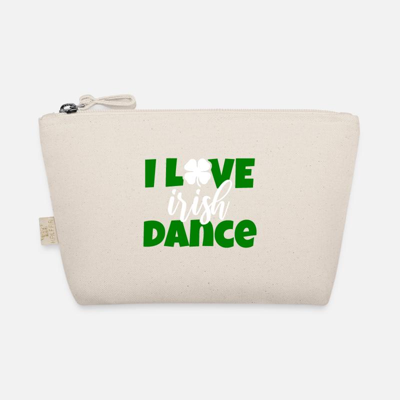 I LOVE Irish Dancing Tanzen Irland Irish dance - Bio-Täschchen - Natur