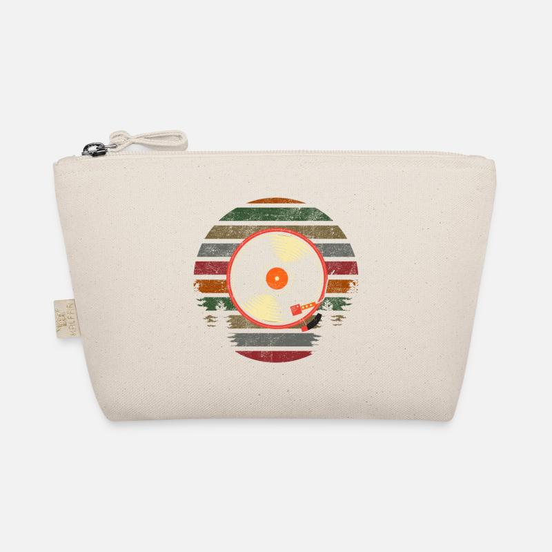 Vintage vinyl retro music record Organic Pouch