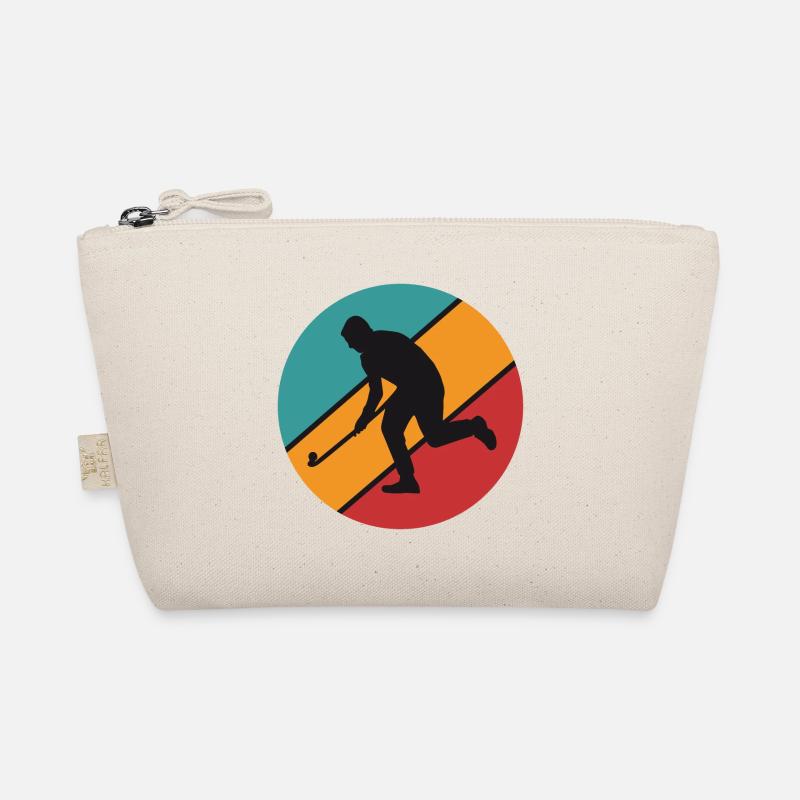Hockeyspieler - Bio-Täschchen - Natur