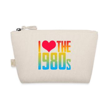80s I love 80s music - Organic Pouch - nature - Front