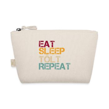 Tölt Icelandic Horse Eat Sleep Repeat Retro Funny - Trousse biologique - nature - Devant