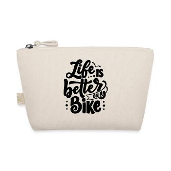 Slogan Passion Vélo Bicyclette Cadeaux Cycliste - Trousse biologique - nature - Devant