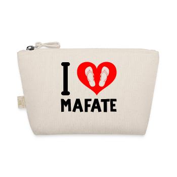 Love Mafate Reunion Island - Gift Idea - Organic Pouch - nature - Front
