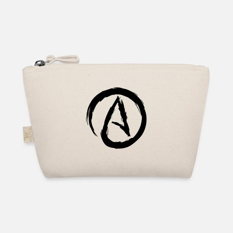 Atheismus Symbol Atheist Bürste Geschenk - Bio-Täschchen - Natur