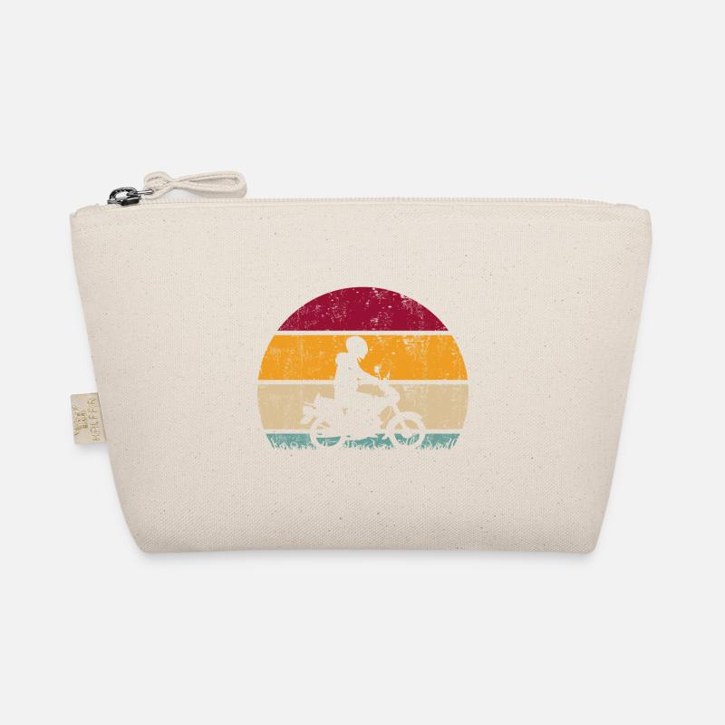 Moped moped driver Retro Vintage for moped drivers Organic Pouch