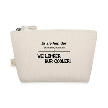 Erzieher- Wie Lehrer, nur cooler!! - Bio-Täschchen - Natur - Vorne
