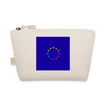 Europe, Colorful, EU Symbol, Flag, Rainbow - Organic Pouch - nature - Front