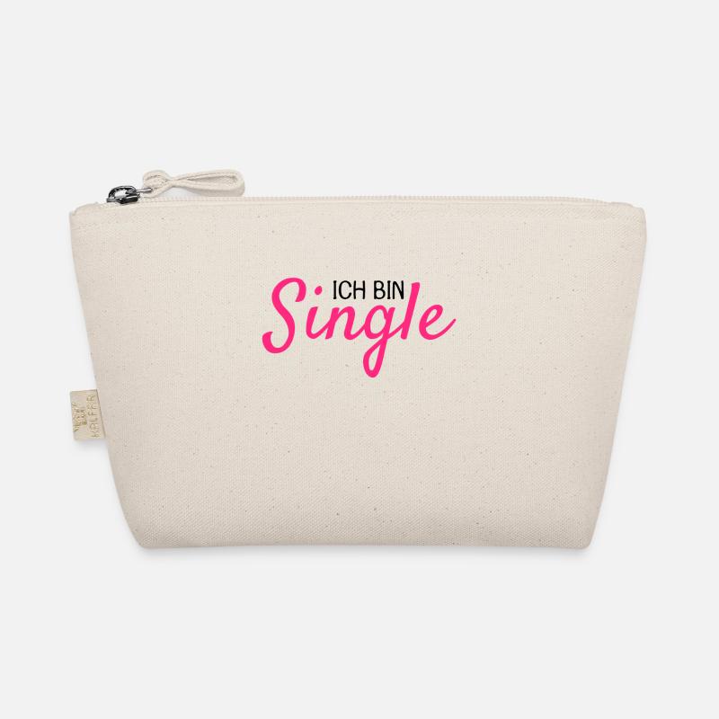 Ich bin Single - Bio-Täschchen - Natur
