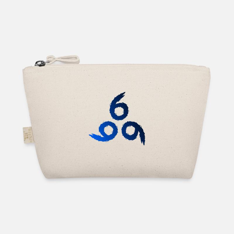 666 Satan symbol - devil - evil Organic Pouch