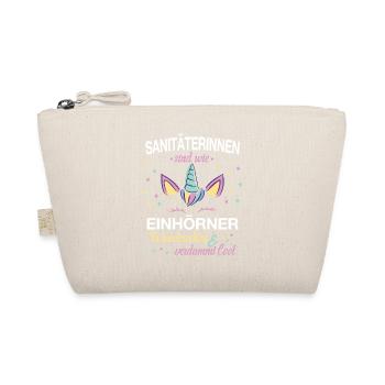Rettungssanitäter Sanitäterin Sanitäter Spruch - Bio-Täschchen - Natur - Vorne