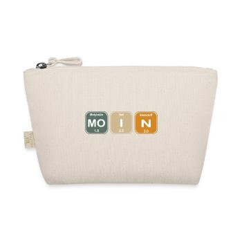 Moin Norddeutsch Begrüßung Periodensystem Retro - Bio-Täschchen - Natur - Vorne