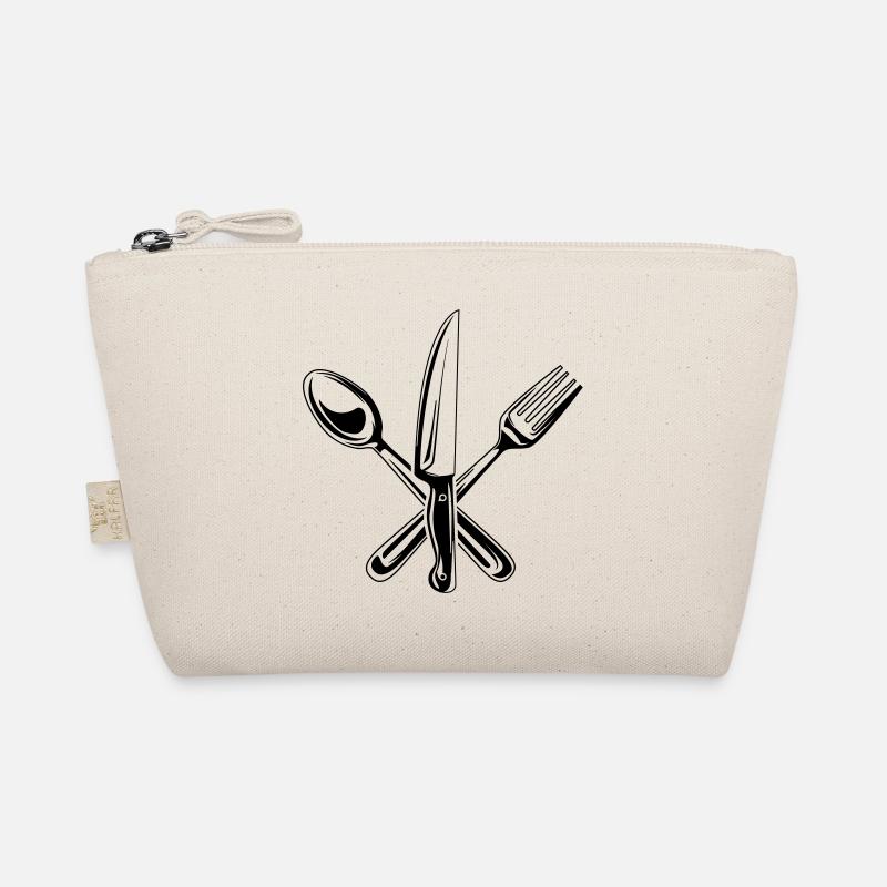 besteck symbol messer gabel löffel Bio-Täschchen