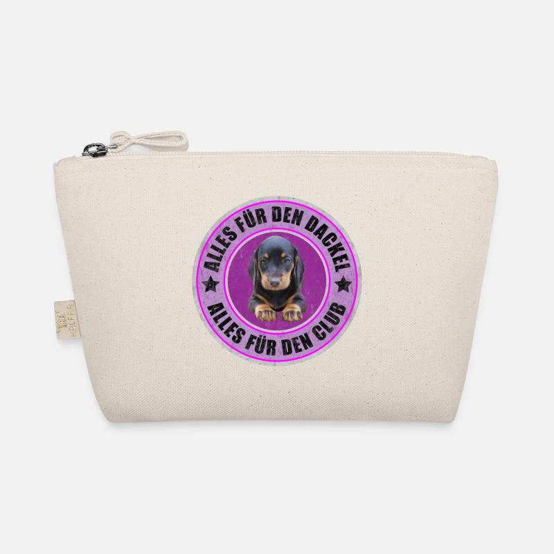 Dackel - Dachshund - Alles für den Dackel - Bio-Täschchen - Natur