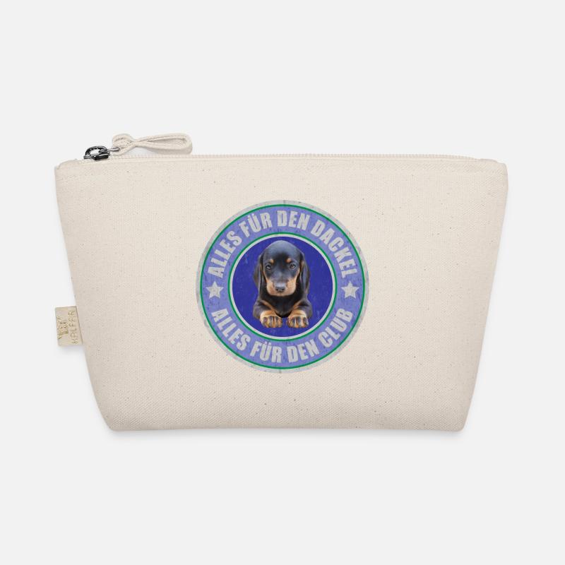 Dackel - Dachshund - Alles für den Dackel - Bio-Täschchen - Natur