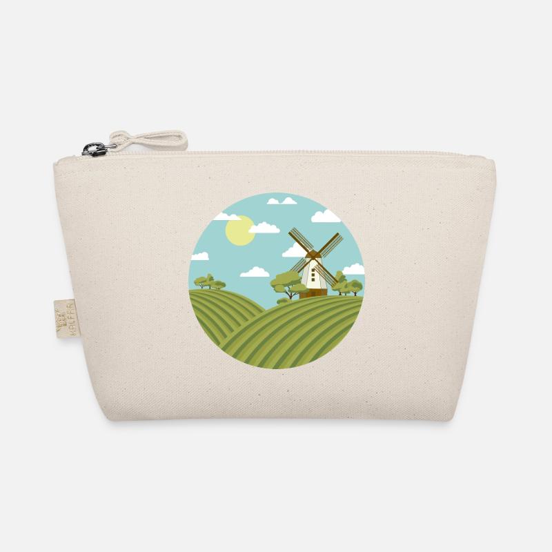 Windmill, windmill in the Netherlands - Organic Pouch - nature