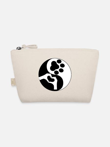 Yin Yang Human/Animals - Organic Pouch - nature - Front