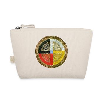 Native American Culture - Medicine Wheel Mandala 3 - Organic Pouch - nature - Front