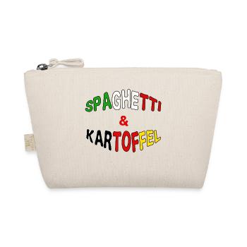 Deutsch-Italiano italienisch Geschenk lustig - Bio-Täschchen - Natur - Vorne