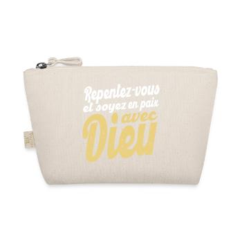Soyez en paix avec Dieu - Trousse biologique - nature - Devant