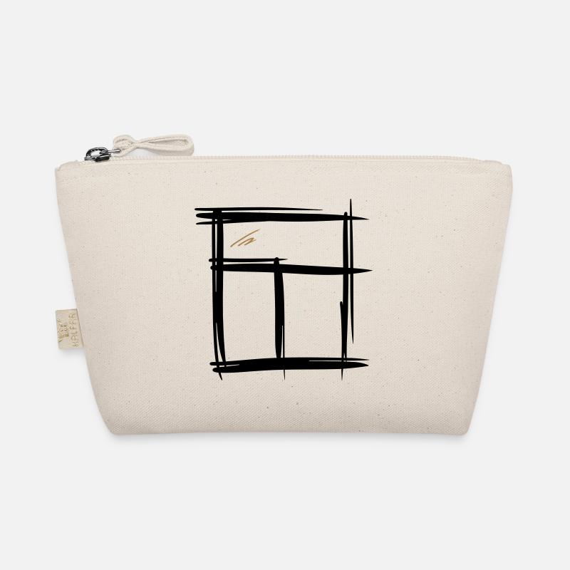 Window, hand-drawn, pencil drawing Organic Pouch