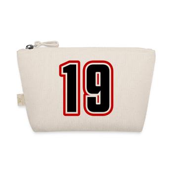 19 number symbol - Organic Pouch - nature - Front