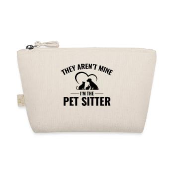 Pet Sitter Sitting Dog Walker Fur Animal Funny - Organic Pouch - nature - Front