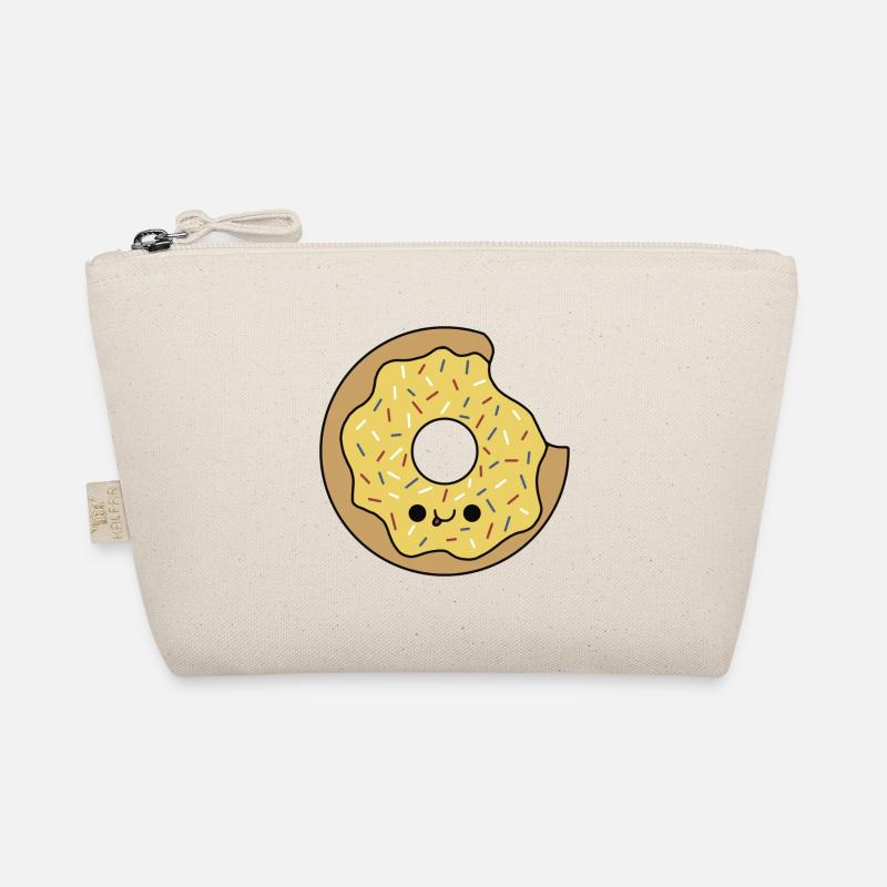 Cute Kawaii Lemon Donut - Organic Pouch - nature