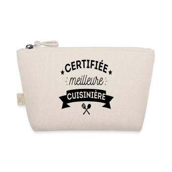 T shirt cuisine humour femme cuisinière cadeau - Trousse biologique - nature - Devant