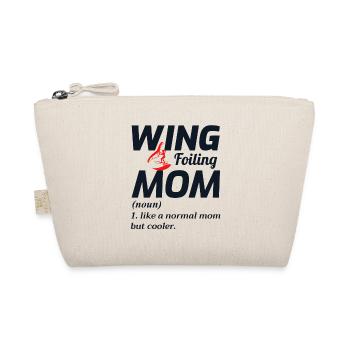 Wing Foiling Hydrofoil Surfing Mom Water Sports - Organic Pouch - nature - Front