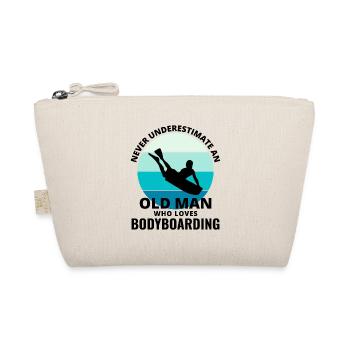 Bodyboard Bodyboarder Papa Grand-père Fête des Pères - Trousse biologique - nature - Devant