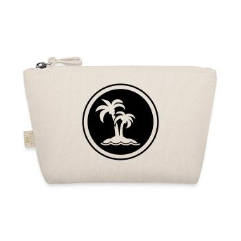 palme insel symbol - Bio-Täschchen - Natur - Vorne
