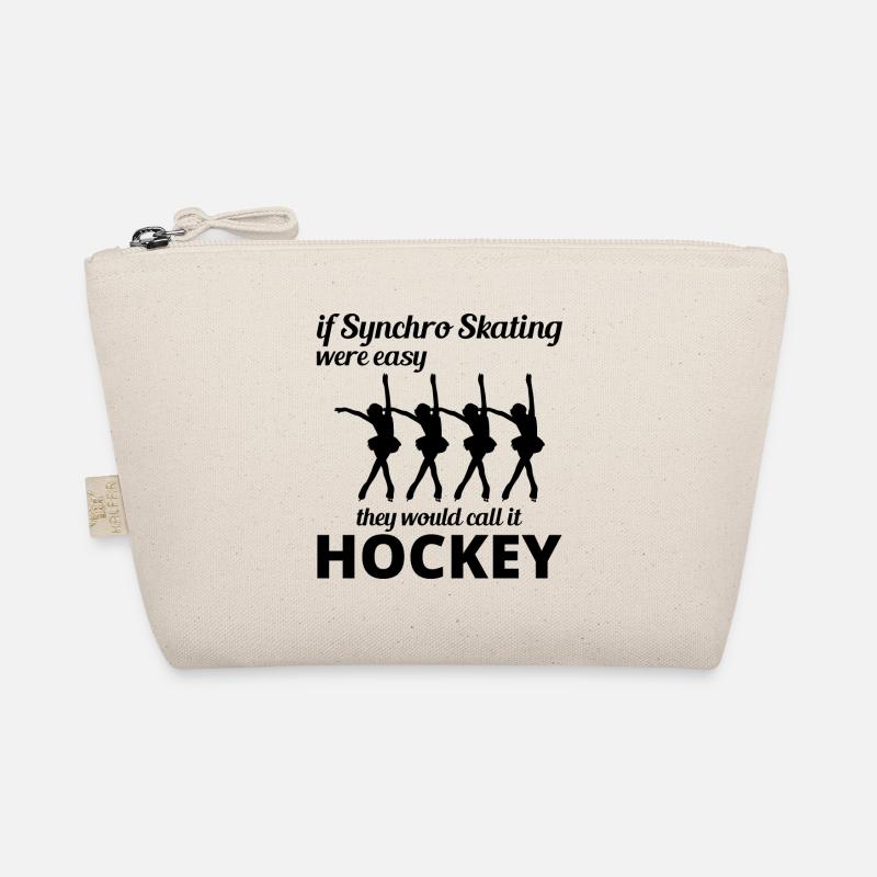 Synchro Synchron Eiskunstlauf Eiskunstläufer Bio-Täschchen