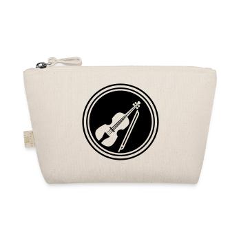 Violin Icon symbol - Organic Pouch - nature - Front