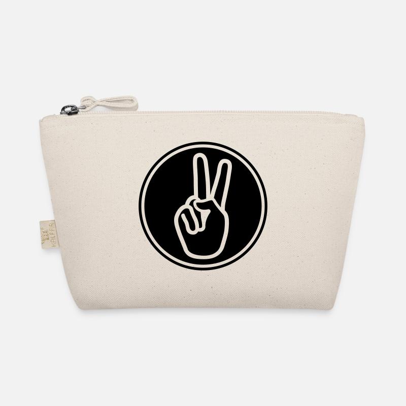 Hand Peace Bio-Täschchen