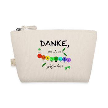 Danke, dass Du uns wachsen geholfen hast! Raupe - Bio-Täschchen - Natur - Vorne