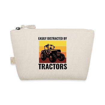 Farm Farmer Farming Agriculture Tractor Funny - Organic Pouch - nature - Front