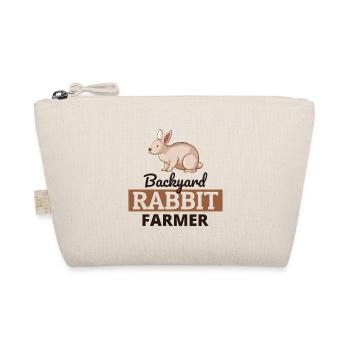 Backyard Rabbit Farmer Animal Farming Farm Funny - Organic Pouch - nature - Front