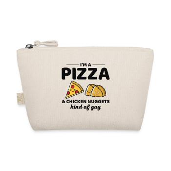 Pizza Poulet Nugget Amateurs Fast Food Dicton drôle - Trousse biologique - nature - Devant