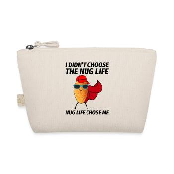 Superhero Chicken Nuggets Fast Food Funny Saying - Organic Pouch - nature - Front