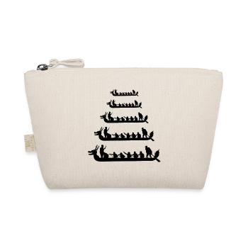 Dragon Boat Racing Crew Paddlers Water Sport - Organic Pouch - nature - Front