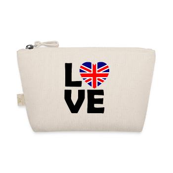 Britische Liebe - Bio-Täschchen - Natur - Vorne