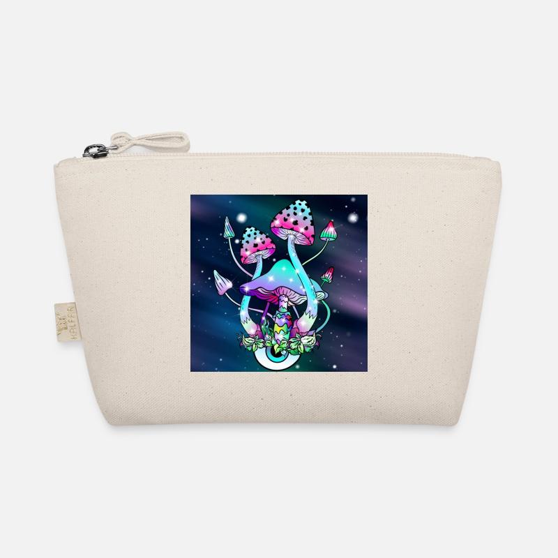 Magic Mushrooms Space art Organic Pouch