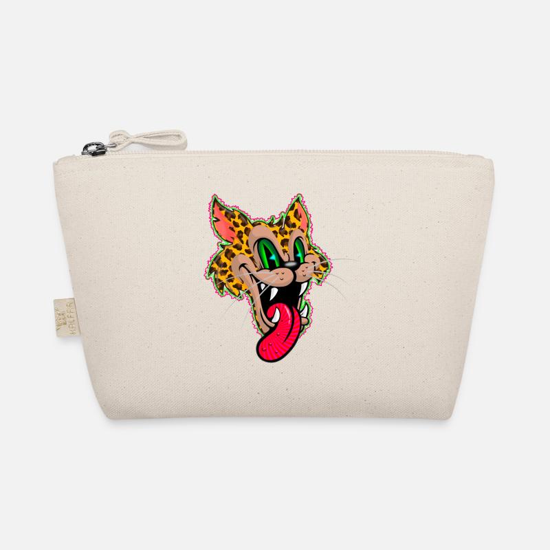 Leopard Comic Psychedelic Organic Pouch