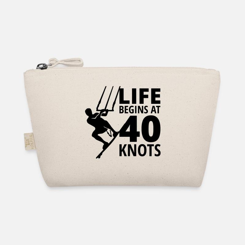 Kitesurfing Kiteboarding Kiteboarder Kitesurf Organic Pouch