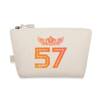 57 Number Crown - Organic Pouch - nature - Front