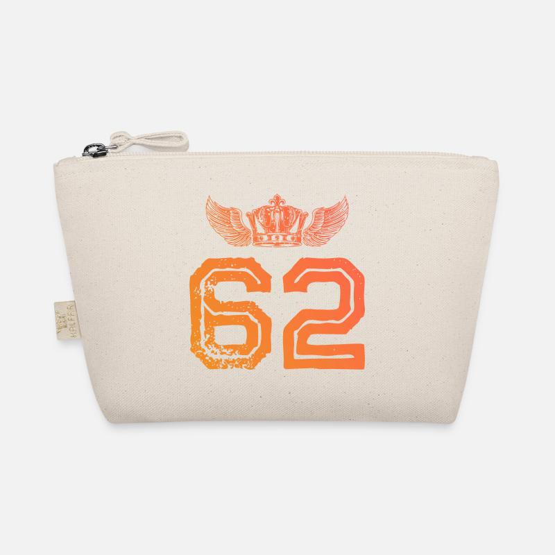 62 Number crown Organic Pouch