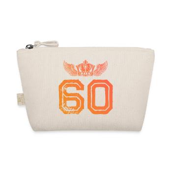 60 Number crown - Organic Pouch - nature - Front