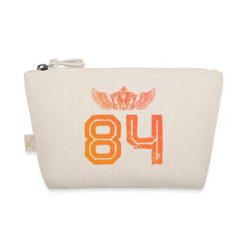 84 Number crown - Organic Pouch - nature - Front