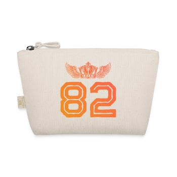 82 Number crown - Organic Pouch - nature - Front