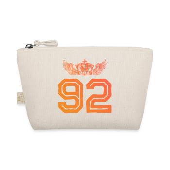 92 Number crown - Organic Pouch - nature - Front